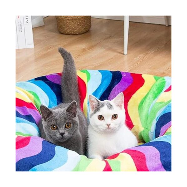 LUCKITTY Cama de túnel para perros y gatos con tubo de_2