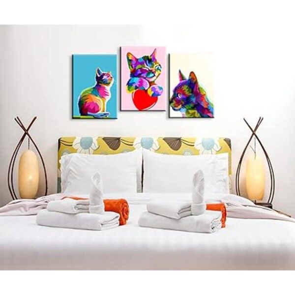 Mistyefly 3 piezas coloridas de animales para decoración_5