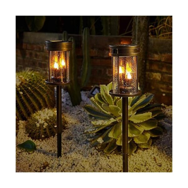 Luces solares parpadeantes tipo velas para decoración de_1