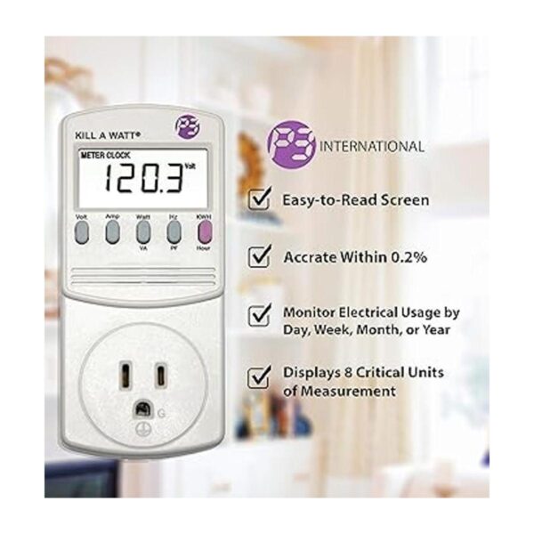 P3 P4400 Kill a Watt Monitor de uso de electricidad_2