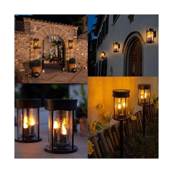 Luces solares parpadeantes tipo velas para decoración de_3