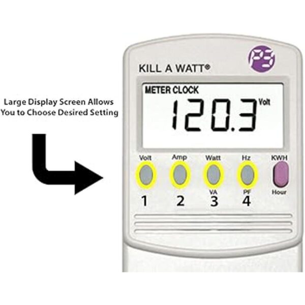 P3 P4400 Kill a Watt Monitor de uso de electricidad_3