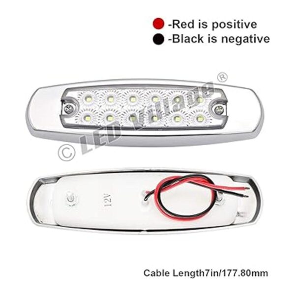 LedVillage Paquete de 10 12 V CC 6.4 pulgadas lente_4