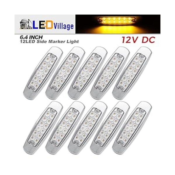 LedVillage Paquete de 10 12 V CC 6.4 pulgadas lente_2
