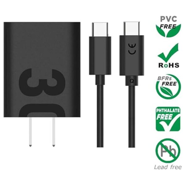 Motorola TurboPower 30 Cargador USBC con cable USBC a_3