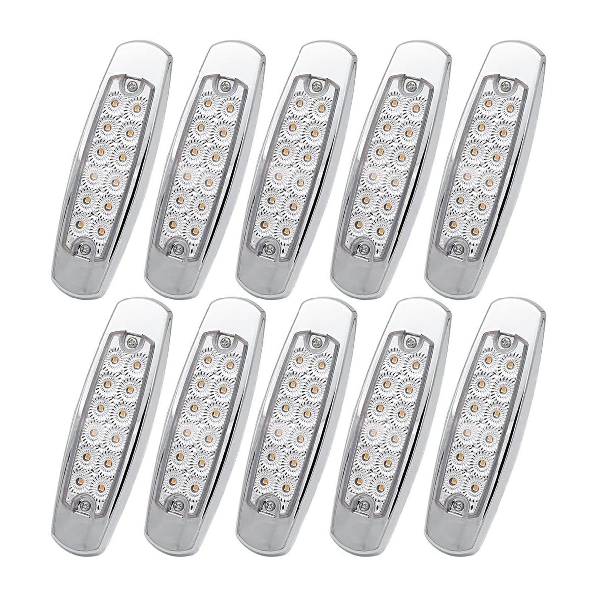 LedVillage Paquete de 10 12 V CC 6.4 pulgadas lente
