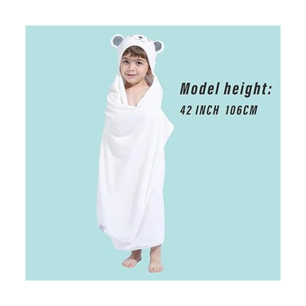 HIPHOP PANDA Toalla de bambú con capucha para niños