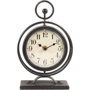 JUMBO HUMBLE Reloj de escritorio pequeño de metal vintage_1
