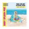 Tapete inflable para bebé con respaldo y divertidos