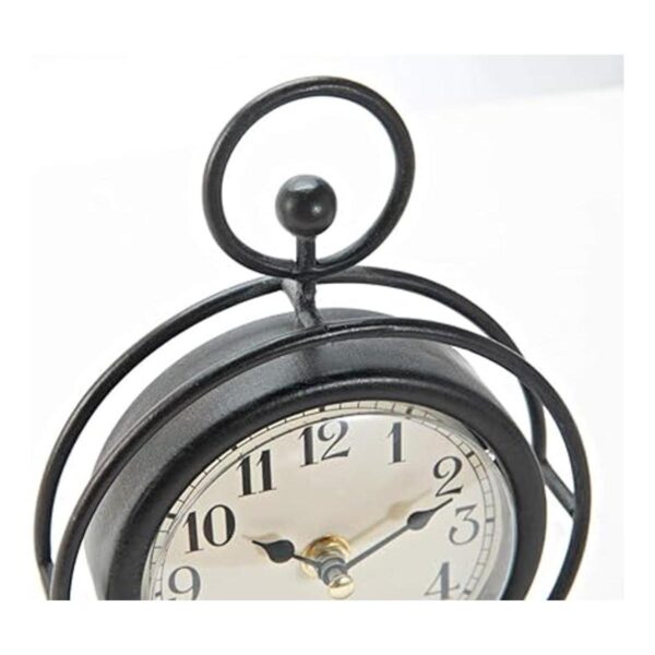 JUMBO HUMBLE Reloj de escritorio pequeño de metal vintage_5