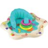 Tapete inflable para bebé con respaldo y divertidos