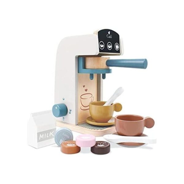 PairPear Juguetes de madera para niños cafetera de_1