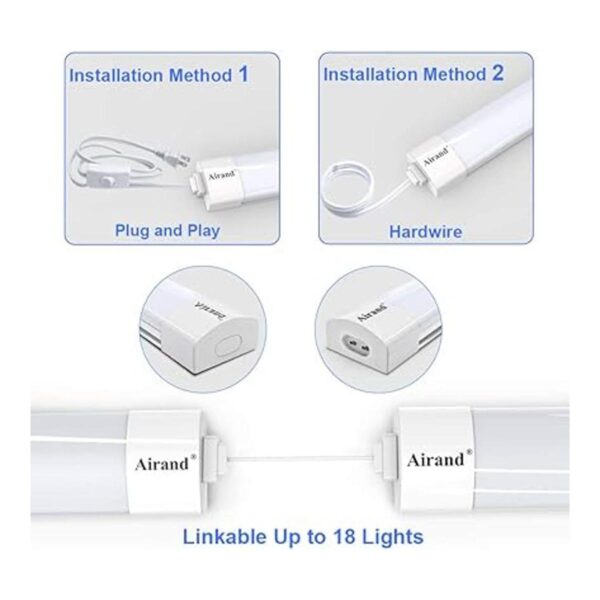 Luces de techo LED con enchufe Airand de 2 pies tubo de_2