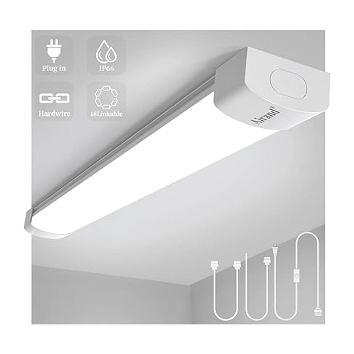 Luces de techo LED con enchufe Airand de 2 pies tubo de