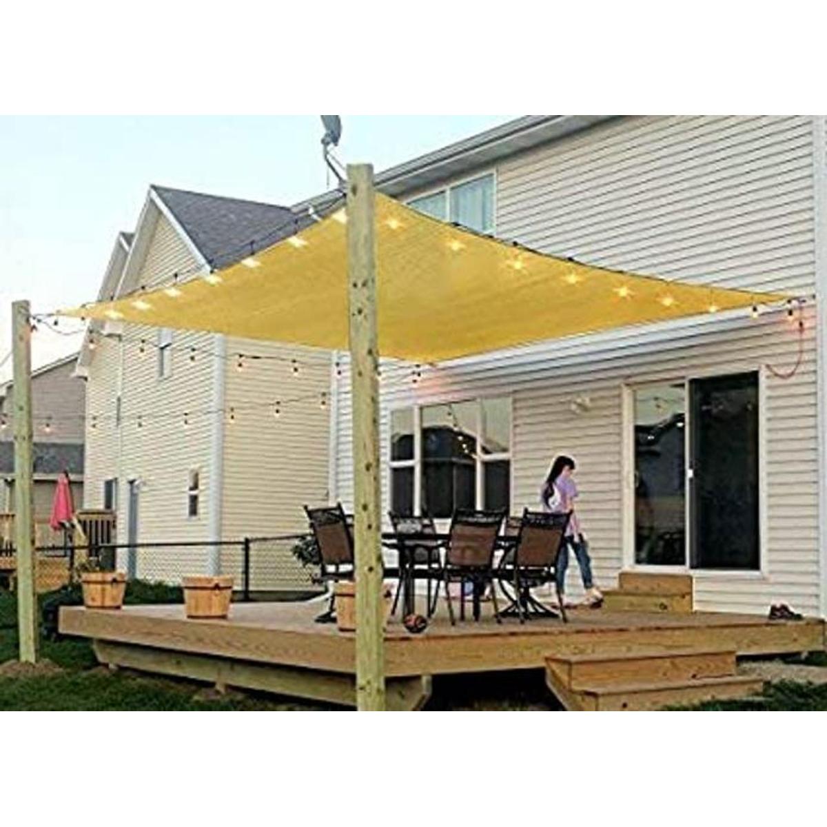 Coconut Toldo para patio cubierta de tela para