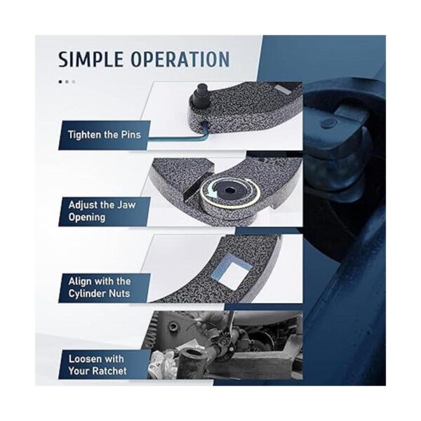 Orion Motor Tech Kit de llave inglesa de tuerca de