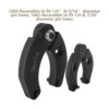 Amerbm Llave de tuerca ajustable 1266 y 7463 Llave de