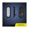 Nilight 4 luces traseras LED ovaladas de 6 pulgadas 4_2