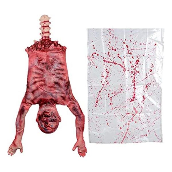 Medio cuerpo sangriento de Halloween 37 pulgadas de piel_1