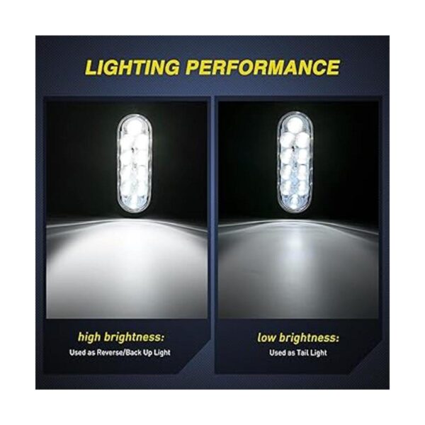 Nilight 4 luces traseras LED ovaladas de 6 pulgadas 4_4