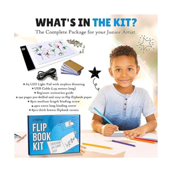Kit de libro abatible caja de luz LED para dibujar y_2