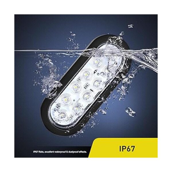 Nilight 4 luces traseras LED ovaladas de 6 pulgadas 4_3