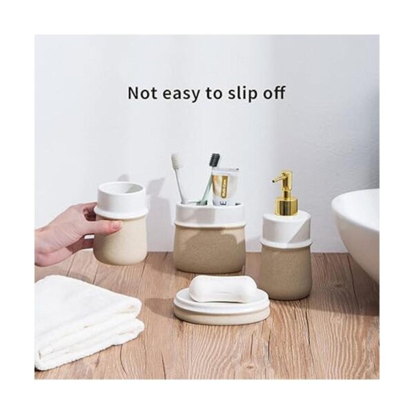 Juego de accesorios de baño decoración de baño de granja_6