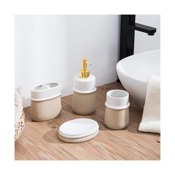 Juego de accesorios de baño decoración de baño de granja_3