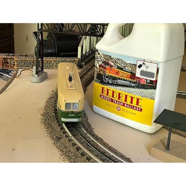 Modelo Railroad diseño de tren lastre Authentic piedra_6