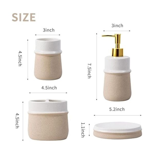 Juego de accesorios de baño decoración de baño de granja_2