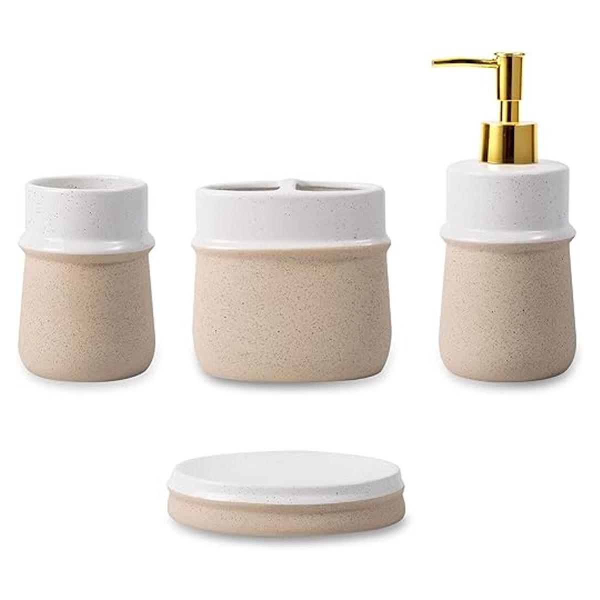 Juego de accesorios de baño decoración de baño de granja