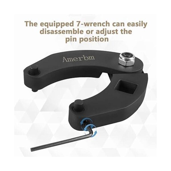 Amerbm Llave de tuerca ajustable 1266 y 7463 Llave de