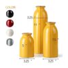 CwlwGO Juego de 3 jarrones pequeños jarrón decorativo_2