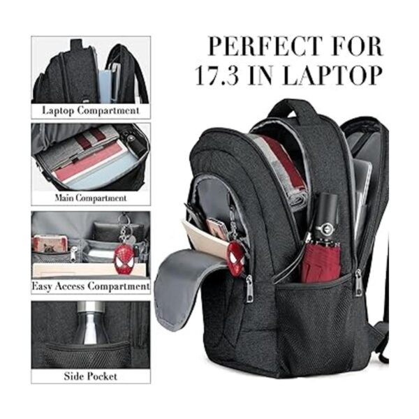 Mochila de viaje para laptop mochilas escolares extra_2