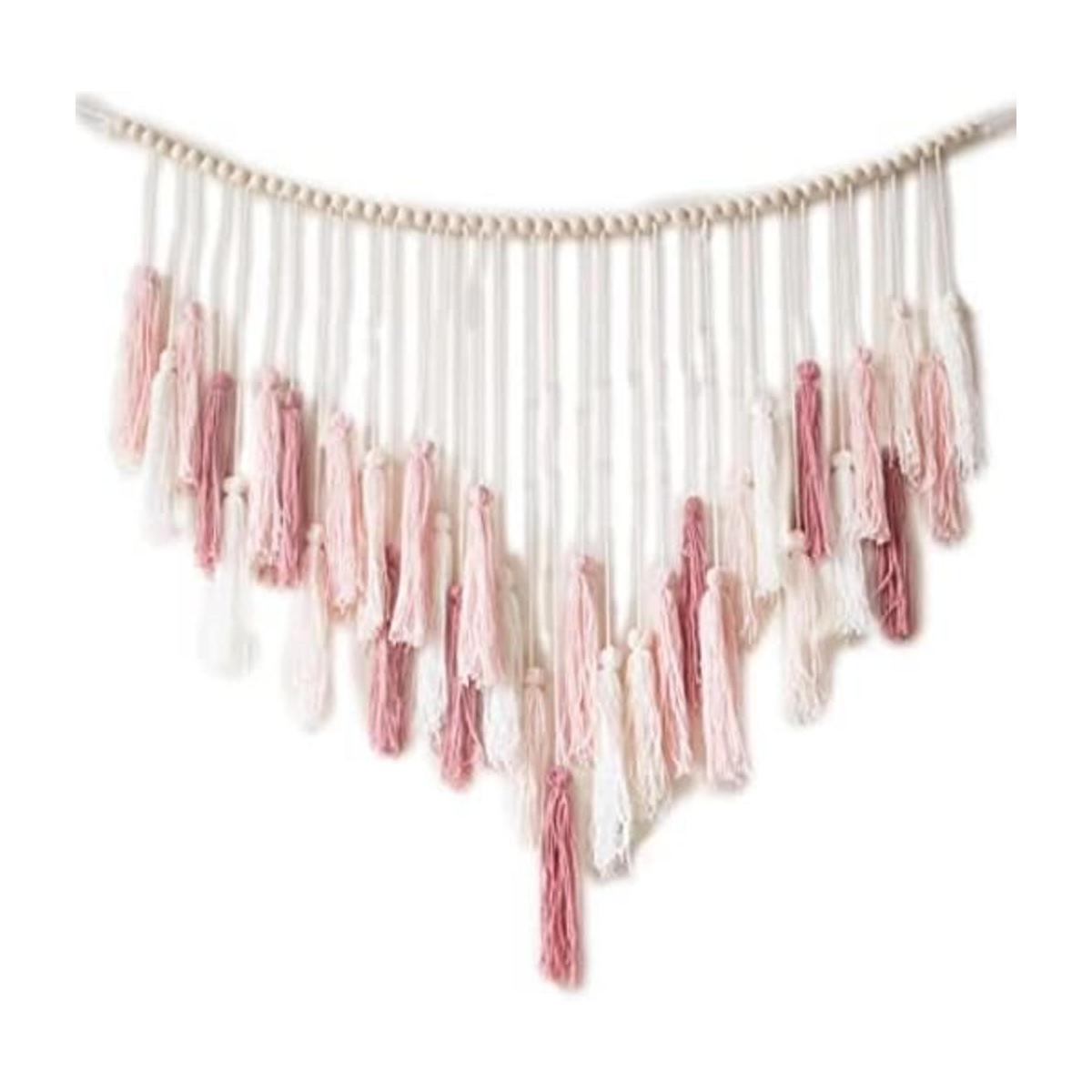 Decocove Colgar en la pared de macramé grande para colgar