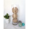 Juego de 3 bolas decorativas Orbs para mesa de comedor