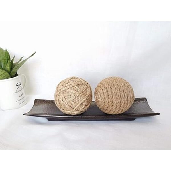 Juego de 3 bolas decorativas Orbs para mesa de comedor