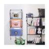 Estante colgante para archivos de pared con ganchos de