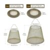 GeoMont Cestas de huevos para recoger huevos frescos