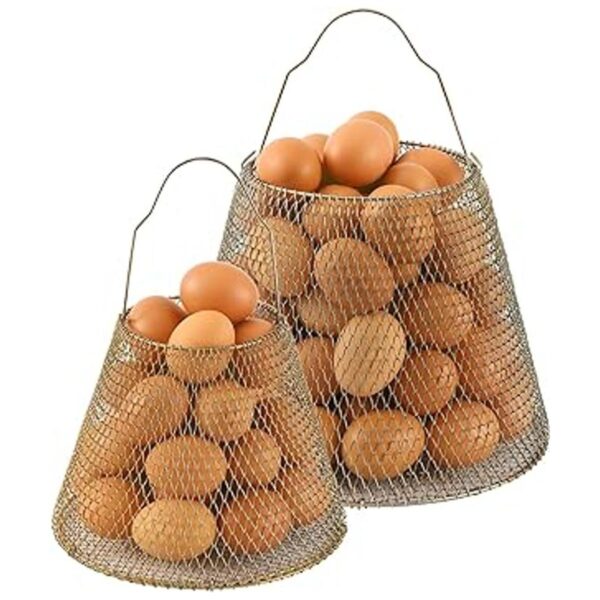 GeoMont Cestas de huevos para recoger huevos frescos