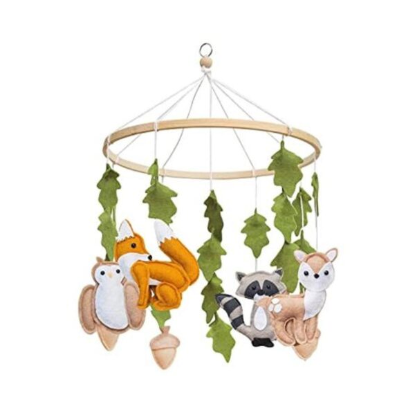First Landings Woodland Mobile para cuna Mobiles de