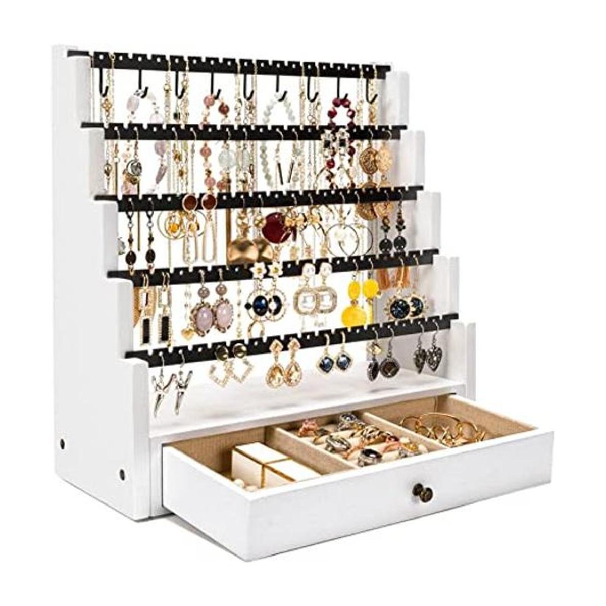 Organizador de aretes organizador de aretes de 5 capas