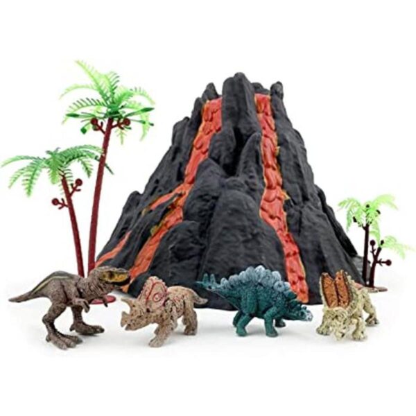 Enjoyin Juego de dinosaurio volcán que incluye 4_1