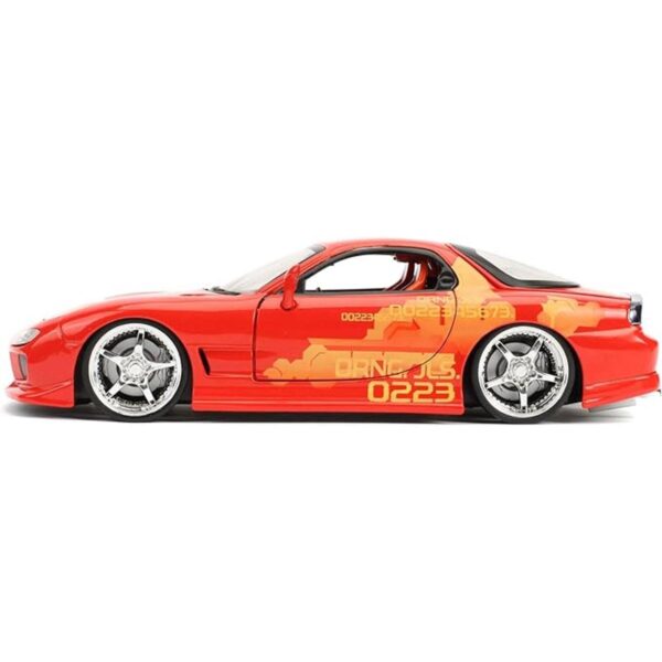 Jada Toys Fast Furious 124 Orange JLS Mazda RX7 Auto_2