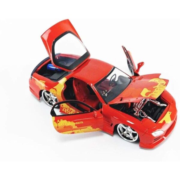 Jada Toys Fast Furious 124 Orange JLS Mazda RX7 Auto_5