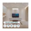 Lámpara de techo LED de 5000 K de 2 pies con enchufe luz_2