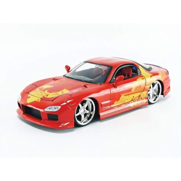 Jada Toys Fast Furious 124 Orange JLS Mazda RX7 Auto_1
