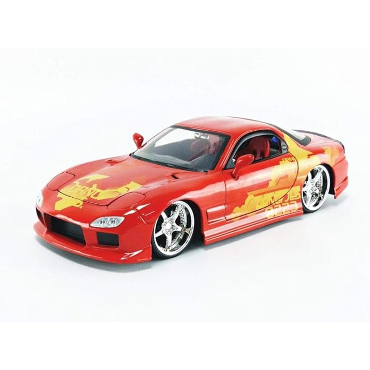 Jada Toys Fast Furious 124 Orange JLS Mazda RX7 Auto