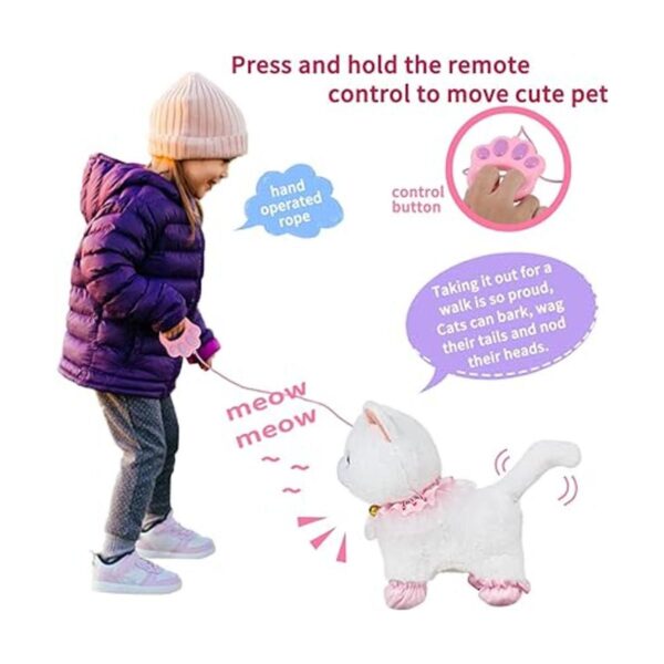 Juguete electrónico interactivo de peluche que camina y_2