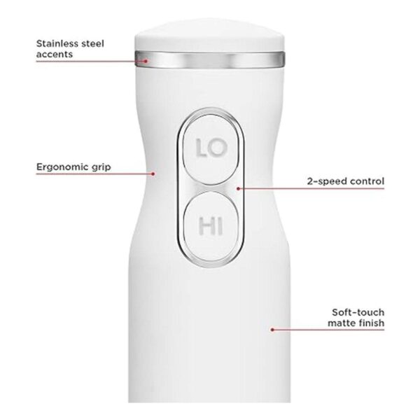 Chefman Immersion Stick Hand Blender with Stainless Steel
